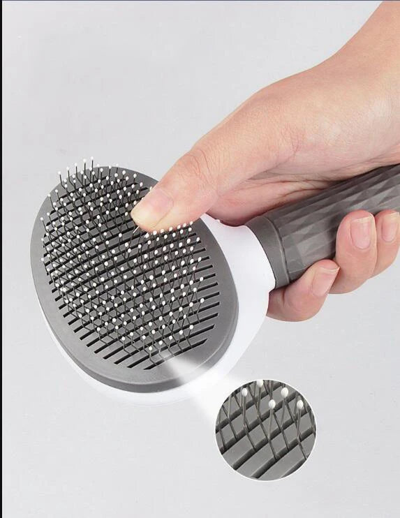 Professional Pet  Hair Brush & Comb- Gentle Detangler for Dogs &Cats , Long Hair Grooming