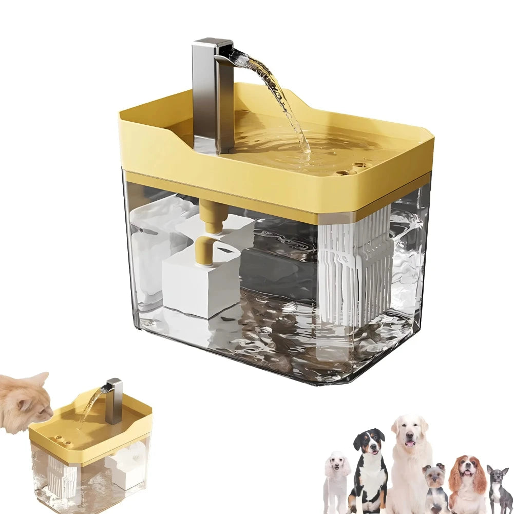 Smart Cat Water Fountain 2.2L — Silent Pump & Filter