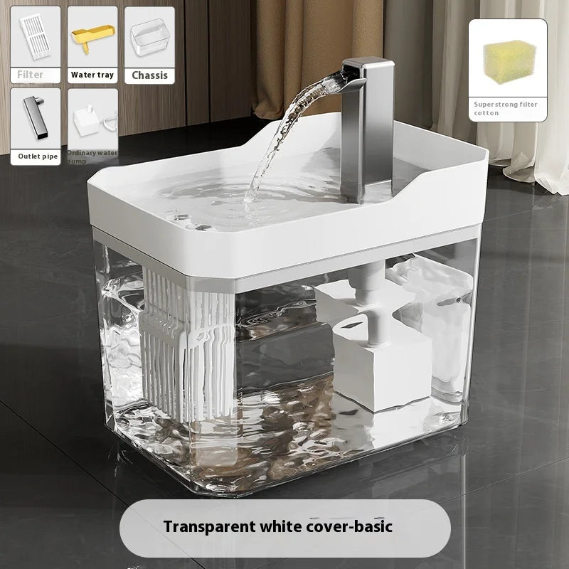 Smart Cat Water Fountain 2.2L — Silent Pump & Filter
