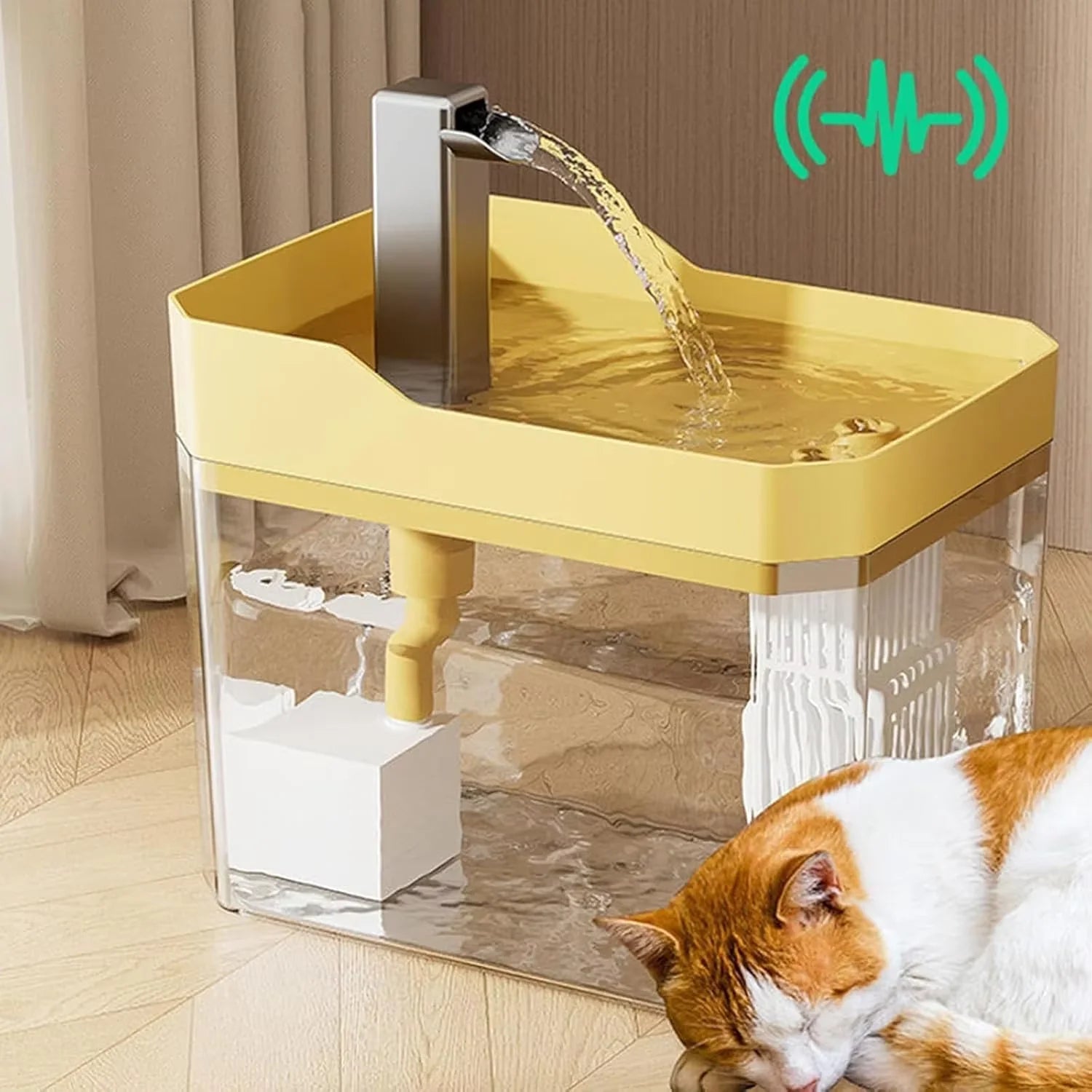 Smart Cat Water Fountain 2.2L — Silent Pump & Filter