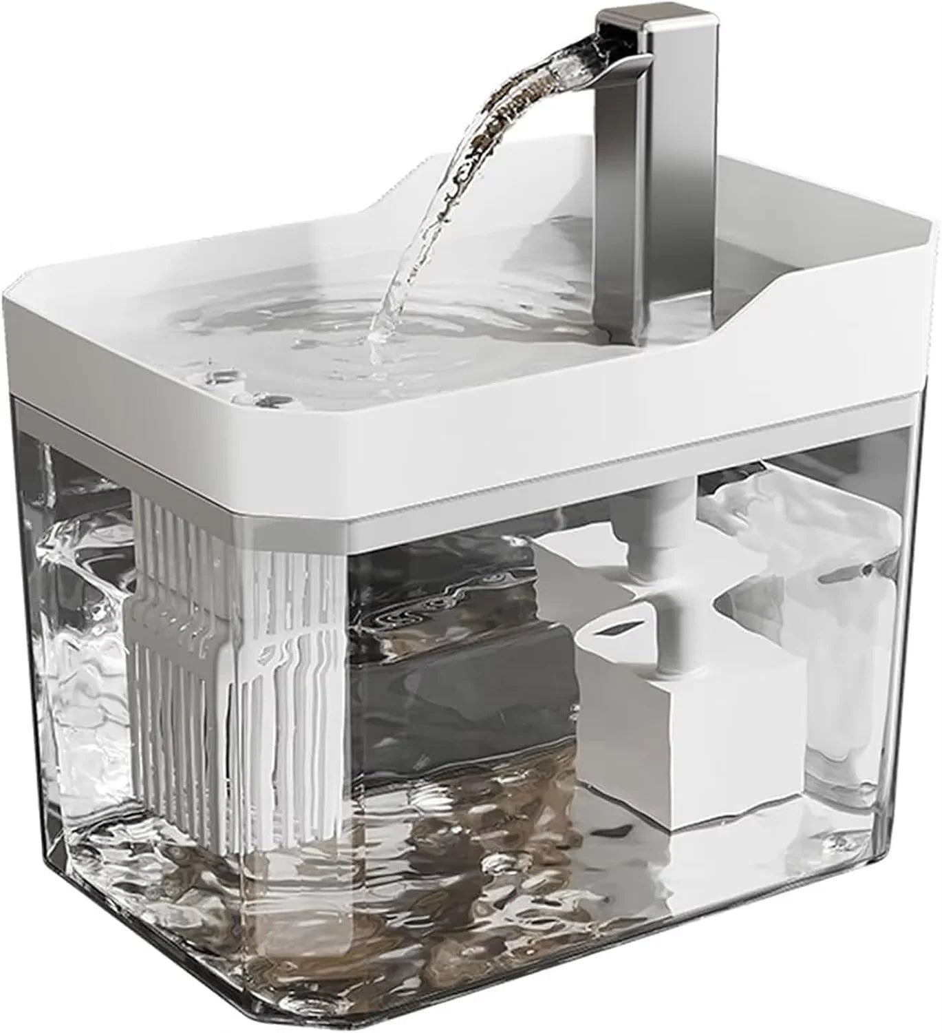 Smart Cat Water Fountain 2.2L — Silent Pump & Filter