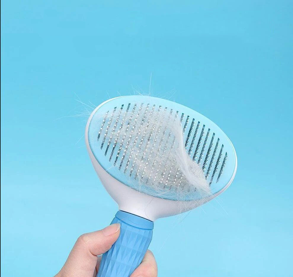 Professional Pet  Hair Brush & Comb- Gentle Detangler for Dogs &Cats , Long Hair Grooming