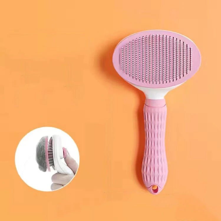 Professional Pet  Hair Brush & Comb- Gentle Detangler for Dogs &Cats , Long Hair Grooming