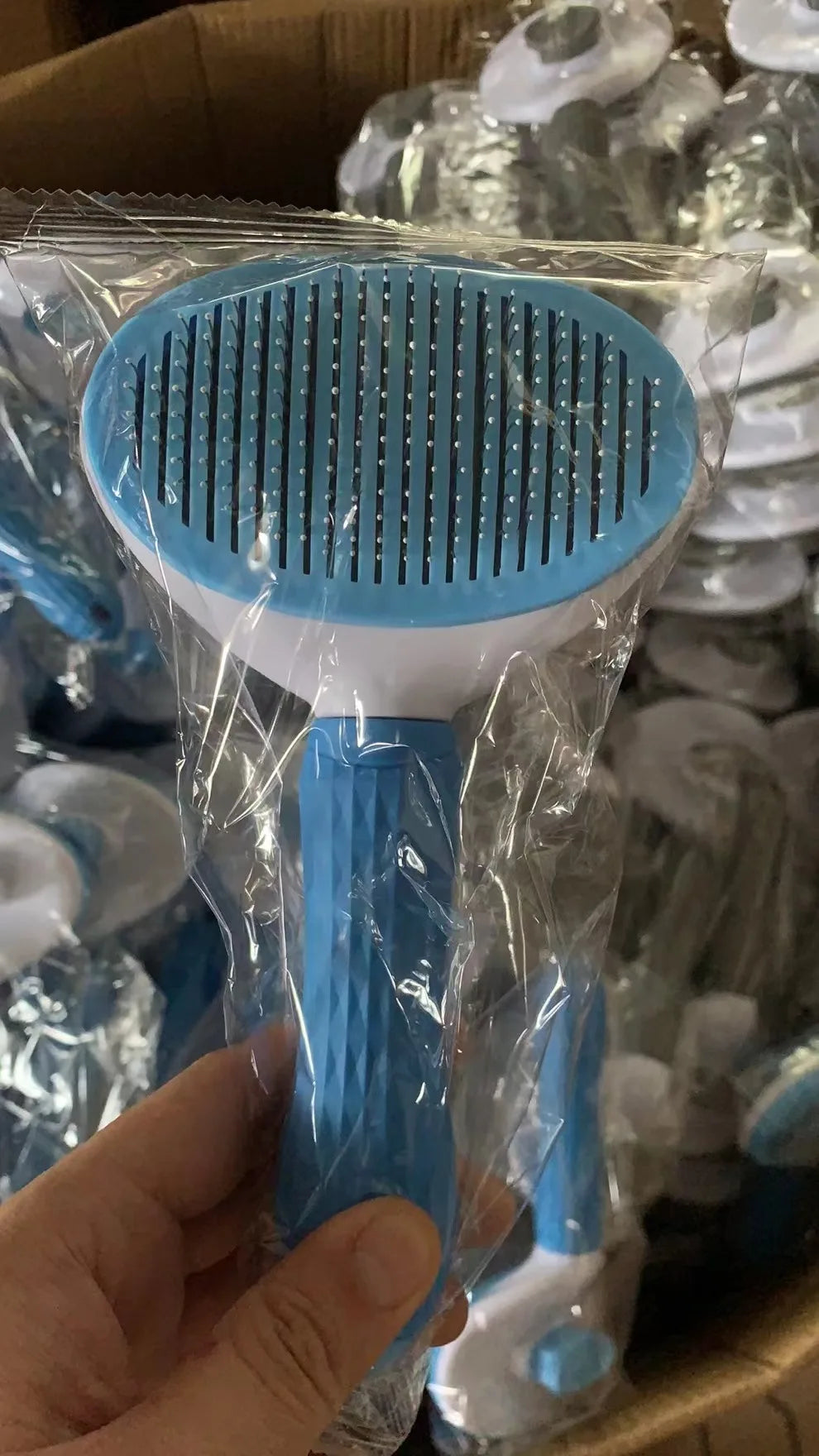 Professional Pet  Hair Brush & Comb- Gentle Detangler for Dogs &Cats , Long Hair Grooming