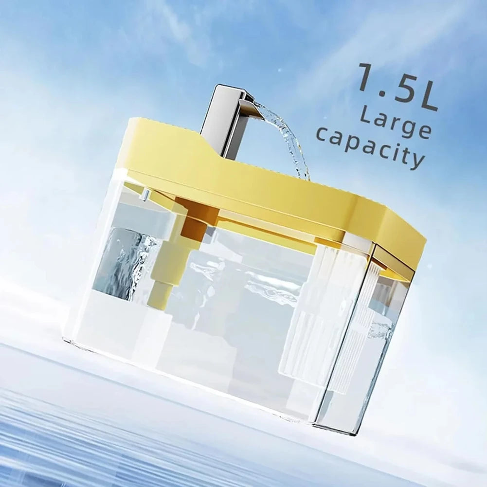 Smart Cat Water Fountain 2.2L — Silent Pump & Filter