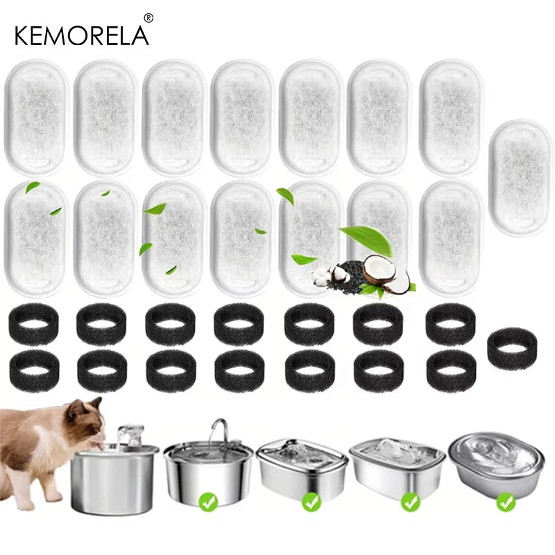 Cat Water Fountain Filters — Pet Healthy Water Care Accessory