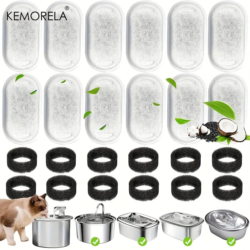 Cat Water Fountain Filters — Pet Healthy Water Care Accessory