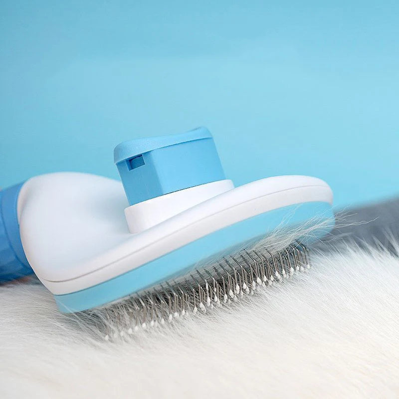 Professional Pet  Hair Brush & Comb- Gentle Detangler for Dogs &Cats , Long Hair Grooming