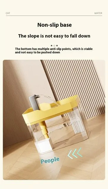 Smart Cat Water Fountain 2.2L — Silent Pump & Filter