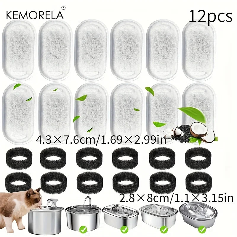 Cat Water Fountain Filters — Pet Healthy Water Care Accessory