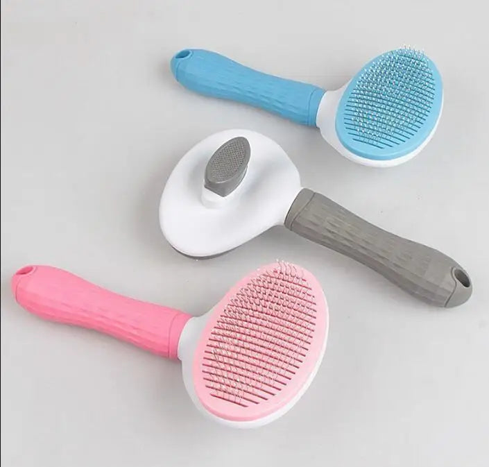 Professional Pet  Hair Brush & Comb- Gentle Detangler for Dogs &Cats , Long Hair Grooming